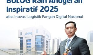 Ket foto: Direksi BULOG menerima penghargaan Anugerah Inspiratif Tahun 2025 dari Liputan6 — bukti nyata transformasi logistik pangan nasional. (Foto: istimewa)