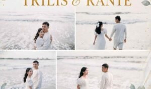 Ket foto: Pimpinan dan jajaran Bulog SulutGo menyampaikan ucapan selamat kepada Trilis dan Rante sebagai bentuk kebersamaan dan kepedulian. (Istimewa)
