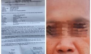 Surat laporan polisi terkait dugaan percobaan pembakaran rumah warga di Kecamatan Paal Dua, Kota Manado, Senin (13/7/2026). Kasus tersebut saat ini masih dalam proses penyelidikan oleh pihak kepolisian. (Foto: Istimewa)